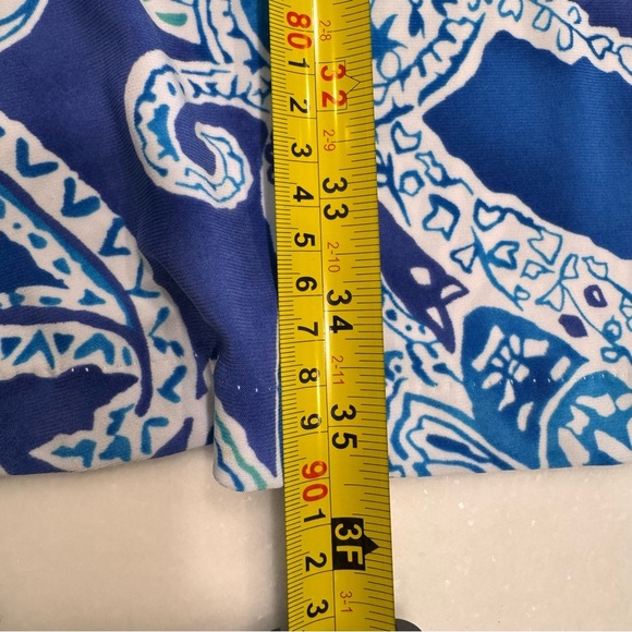 Lauren Ralph Lauren Women’s Blue & White Paisley Dress Sz P/P  Sleeveless. - Picture 6 of 11